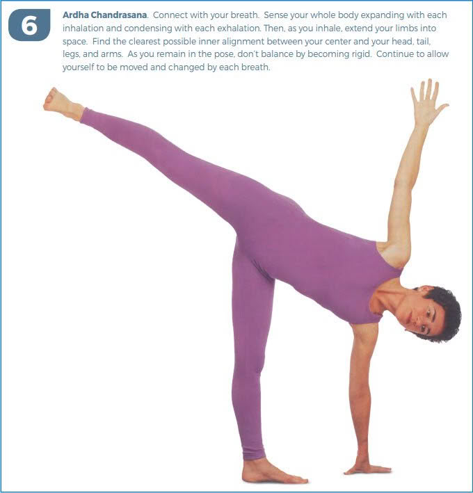 Ardha Chandrasana Final pose